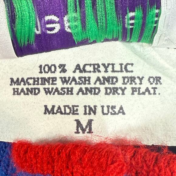 Vintage 80s Sweet Tree Rainbow Stripe Cardigan Sweater Women’s M USA Made - Picture 5 of 7